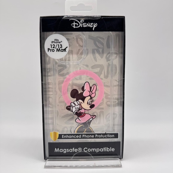 Disney Minnie Mouse iPhone 12/13 Pro Max Case MagSafe Compatible Bundle New - Picture 5 of 9
